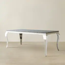 Marble Dining Table - Black