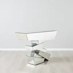 Cascade Mirror Console Table
