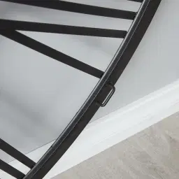 Open Cut Iron Clock