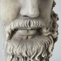 Pompeii Head on Stand - Stone White 