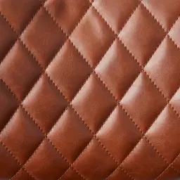 Pazin Brown Vegan Leather Bar Stool