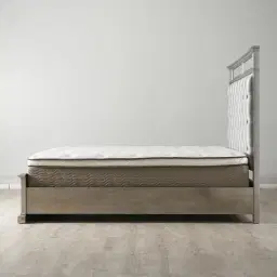 Solitude Antique Silver Queen Bed