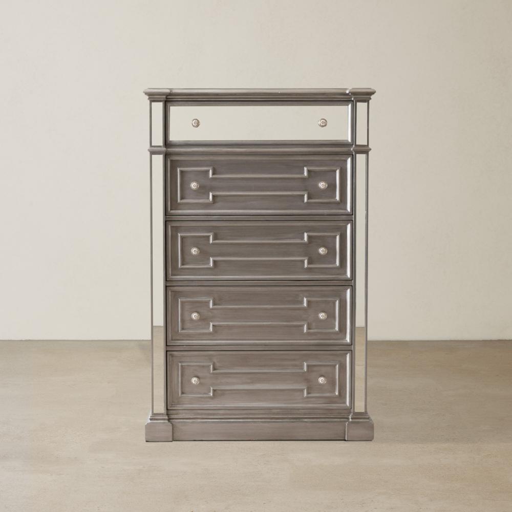 Solitude Antique Silver Tallboy