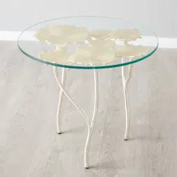 Rama Gold leaf Side table