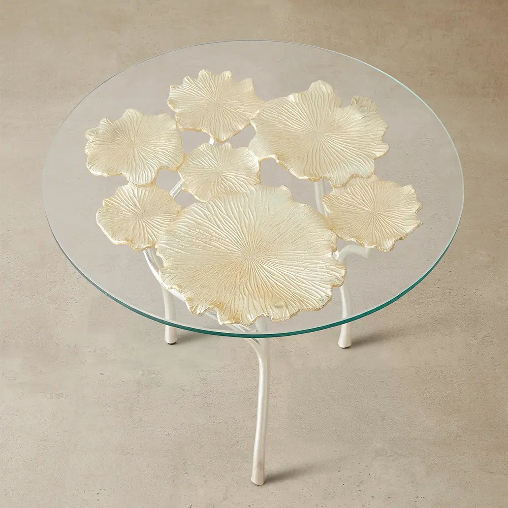 Rama Gold leaf Side table