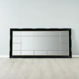 Manhattan Black Rectangle Mirror