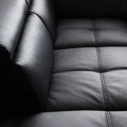 Aster Black Modular Left Chaise Lounge 