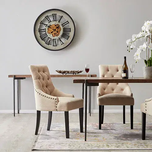 Sigmund Black Round Clock 