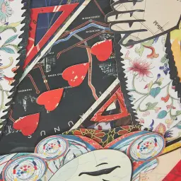 King Of Hearts Framed Paper Collage