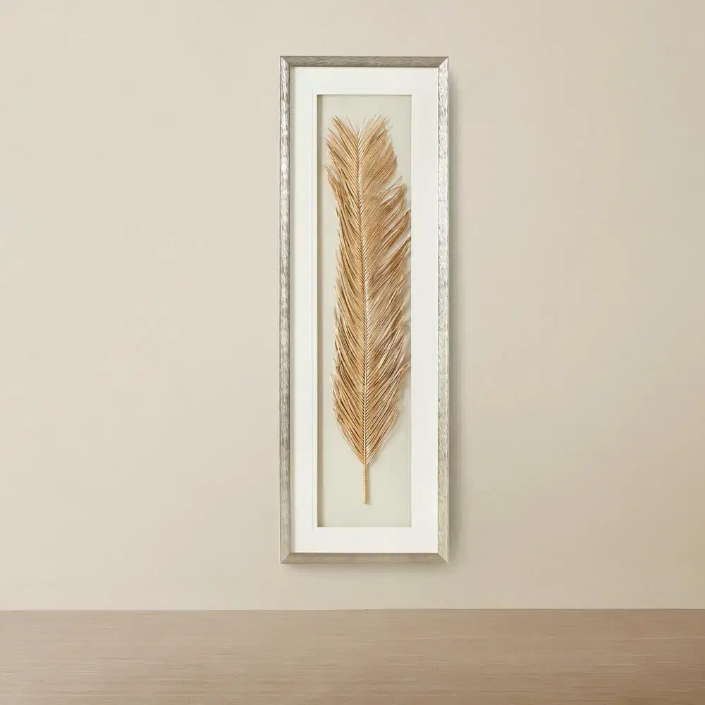 Golden Leaf Shadow Box