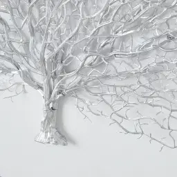 Silver Sea Fan Shadow Box Frame