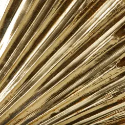 Gold palm leaf wall plaque 