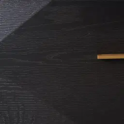 Xandra Black Oak Veneer Entertainment Unit