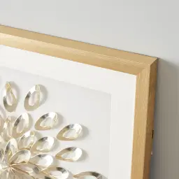 Gold Flower Shadow Box