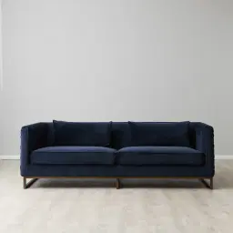 Interwoven Navy Blue Sofa 