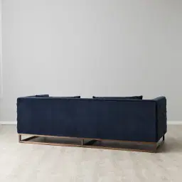 Interwoven Navy Blue Sofa 
