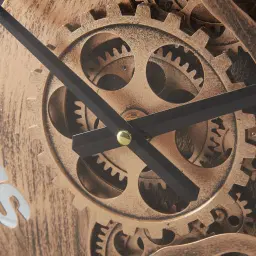 Miranda Antique Brass Colour Wall Clock