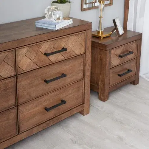 Regina Wooden Veneer Dresser