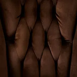 Henry Chocolate Velvet Dining Chair - Brushed Gold Legs