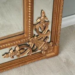 Perry Antique Gold Rectangle Mirror
