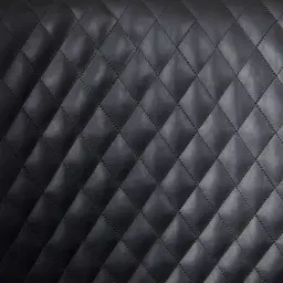 Quinn Black Vegan Leather Dining Chair - Brass Colour Legs