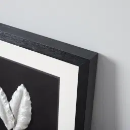 Twin Silver Leaf Shadow Box 