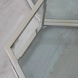 Hexagonal Side Table 40cm - Silver