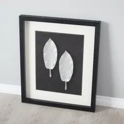 Sallow II Silver Leaf Shadow Box 