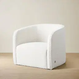 Andy Cream Boucle Club Chair