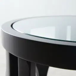 Coco Black Birchwood Side Table