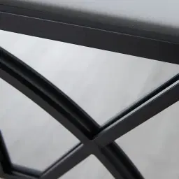 Myrtle Black Square Mirror