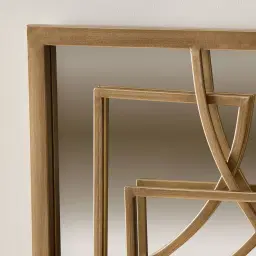 Buchannan Rectangle Mirror - Antique Gold