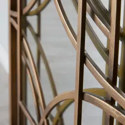 Buchannan Rectangle Mirror - Antique Gold