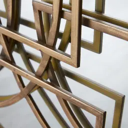 Buchannan Rectangle Mirror - Antique Gold