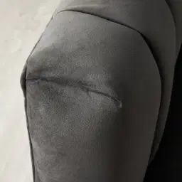 Astoria III Charcoal Velvet 2-Seater Sofa 