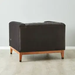 Astoria III Charcoal Velvet Occasional Chair 