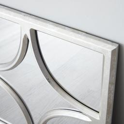 Astral Distressed Silver Square Mirror