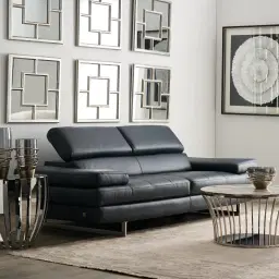 Angular Distressed Silver Square Mirror