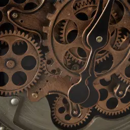 Nicolo Antique Grey Wall Clock