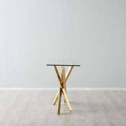 Lola Gold Console Table - Glass Top