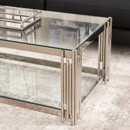 Lindsay Silver Coffee Table