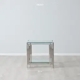 Lindsay Silver Side Table