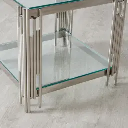 Lindsay Silver Side Table