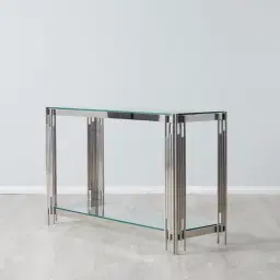 Lindsay Silver Console Table