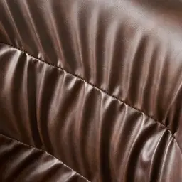 Draco Dark Brown Vegan Leather Dining Chair