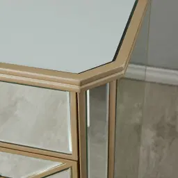 Madeleine Mirror Sideboard - Champagne Gold Frame