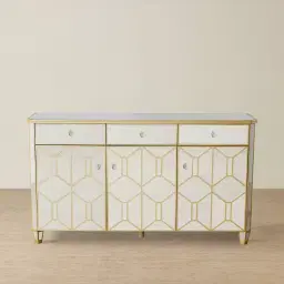 Madeleine Mirror Sideboard - Champagne Gold Frame