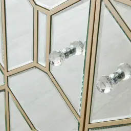 Madeleine Mirror Sideboard - Champagne Gold Frame