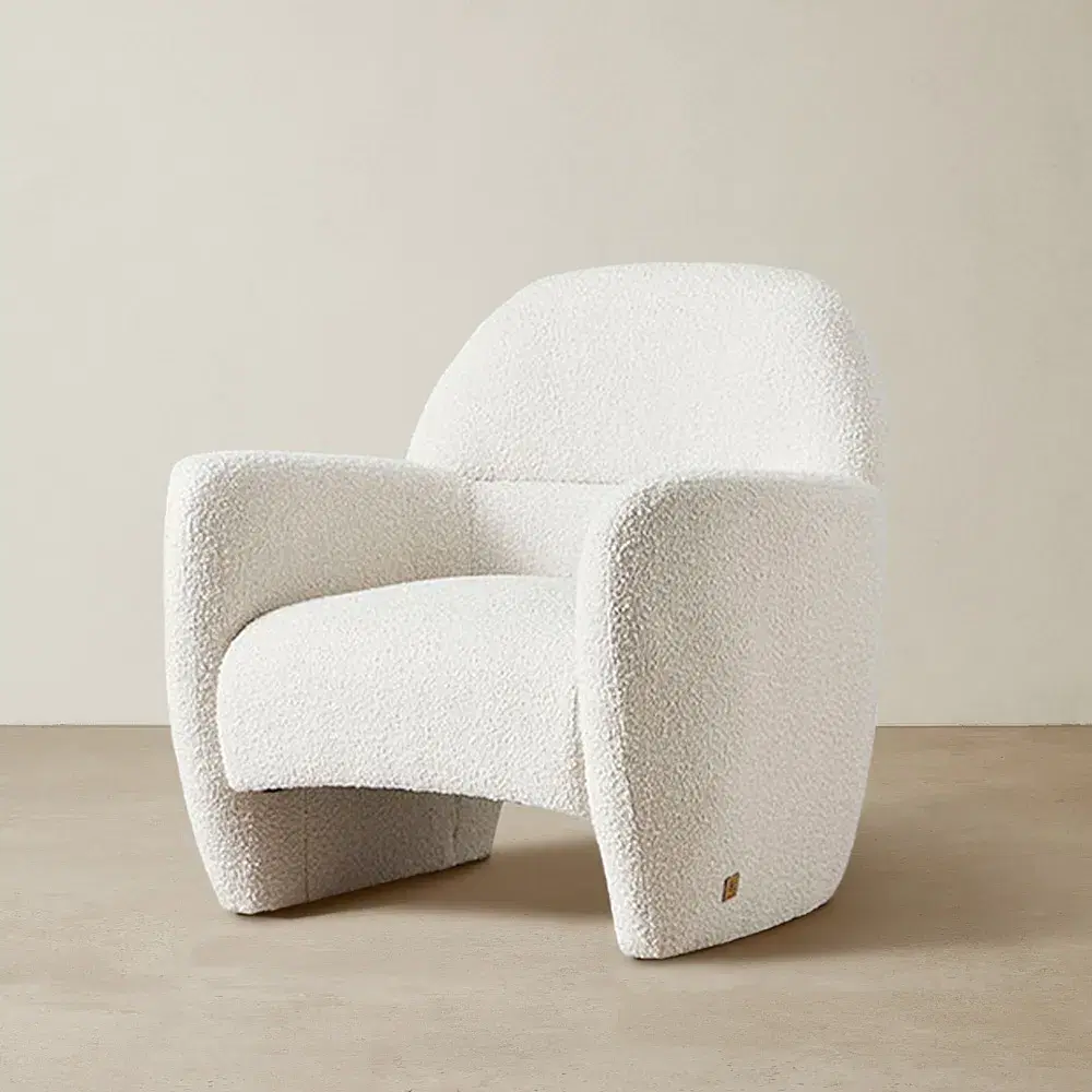 Alfie Cream Boucle Chair