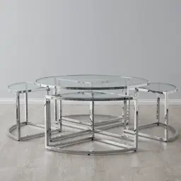 Raquelle II Coffee Table - Silver